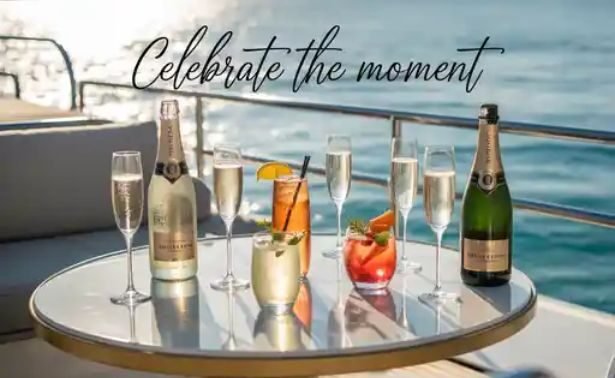 Luxury Yacht 1 CHAMPAGNE & BEVERAGES at Luxury Yacht - Adventure Tours Dubai