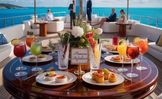 Dinner Cruise 5 Premium Beverages & Refreshments - Adventure Tours Dubai - Luxury Yacht