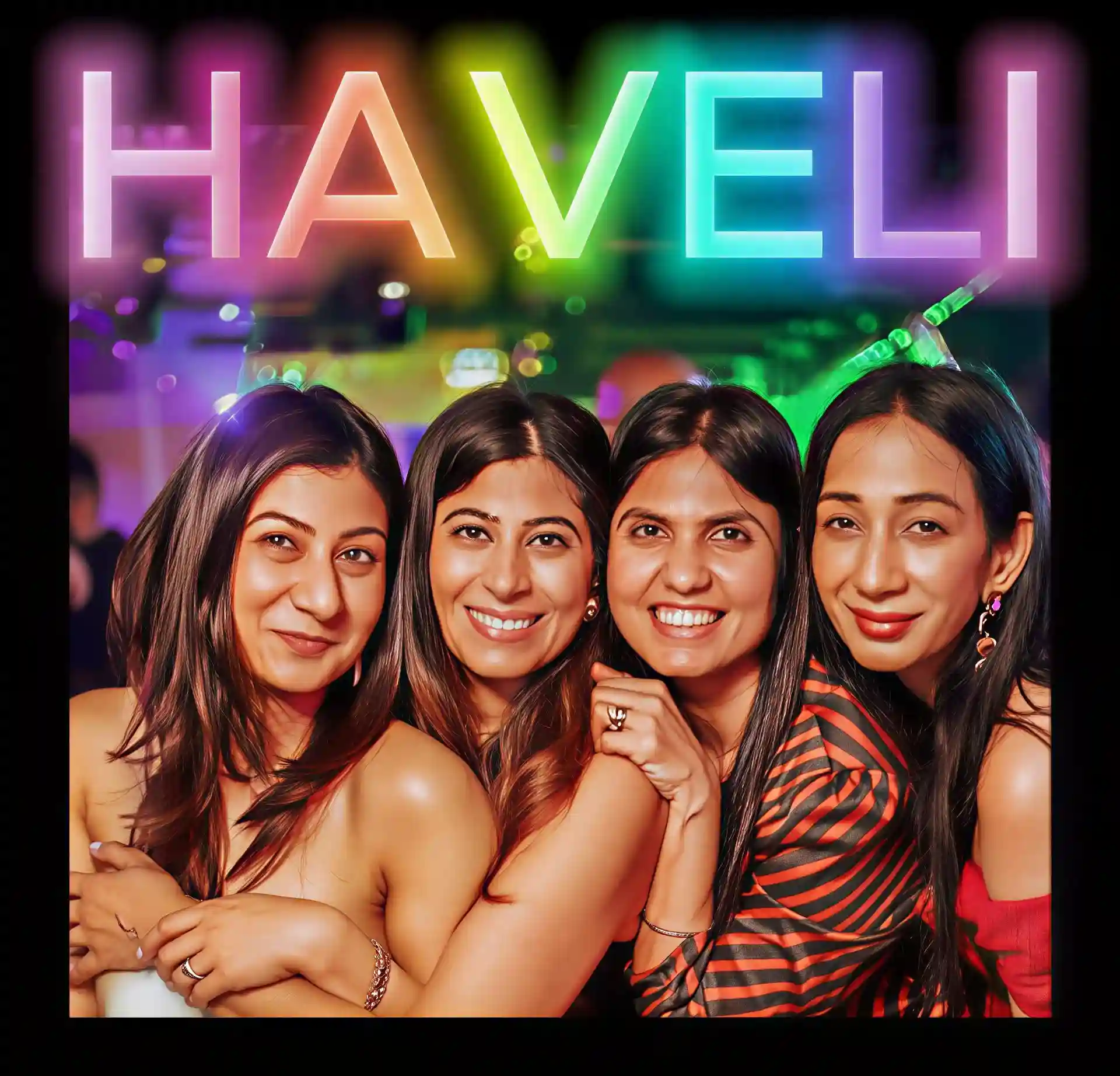 Our Blog 5 Girls night out enjoying at Haveli fine dine lounge